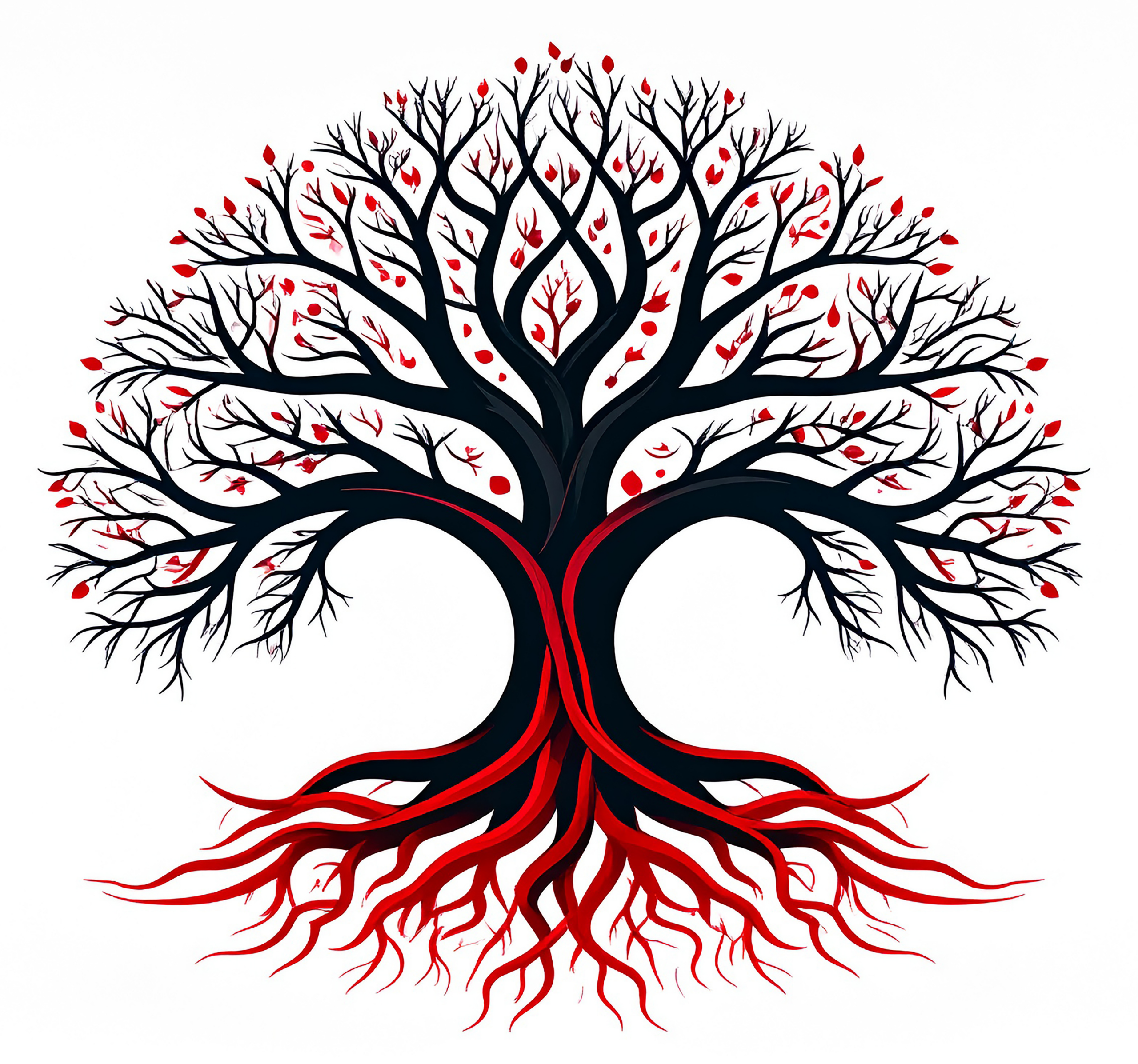 Arbre symbolisant les racines, les ressources et la transformation en hypnose et EMDR