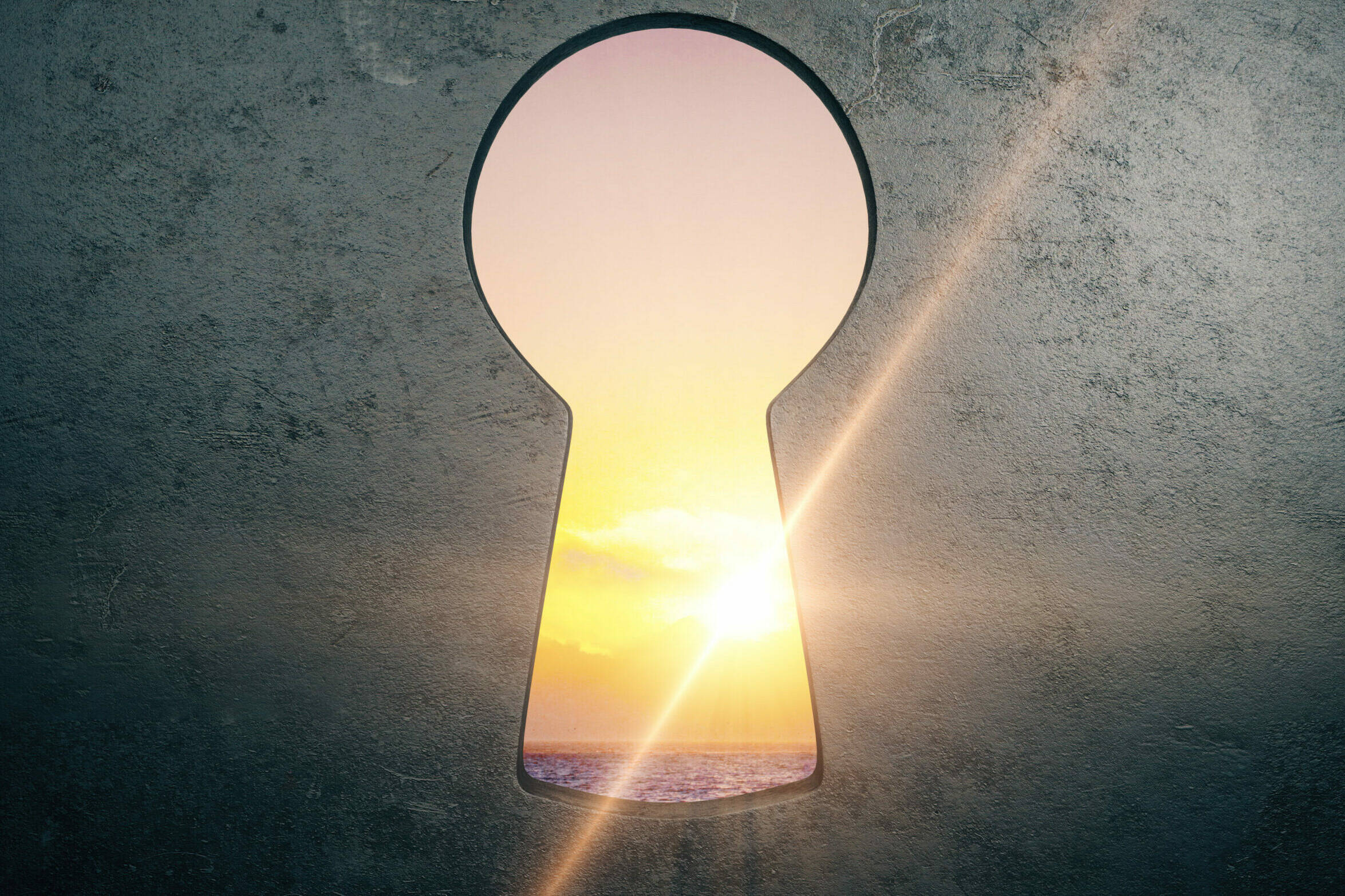 Illustration représentant une serrure laissant apparaître une lumière. Ce visuel symbolise le fait que le changement ne dépend pas uniquement de la volonté, mais aussi de la manière dont le système nerveux retrouve progressivement un sentiment de sécurité.