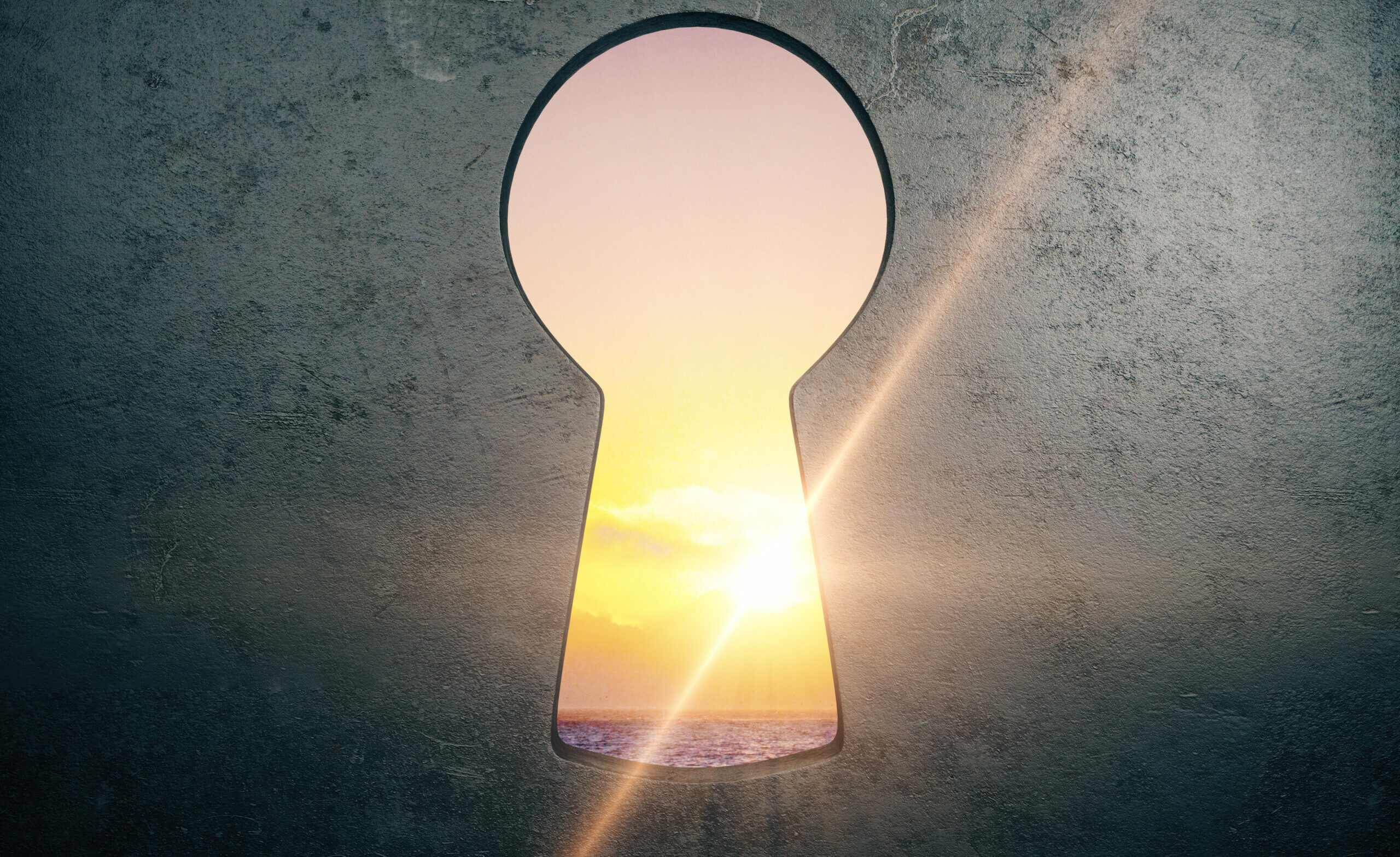 Illustration représentant une serrure laissant apparaître une lumière. Ce visuel symbolise le fait que le changement ne dépend pas uniquement de la volonté, mais aussi de la manière dont le système nerveux retrouve progressivement un sentiment de sécurité.